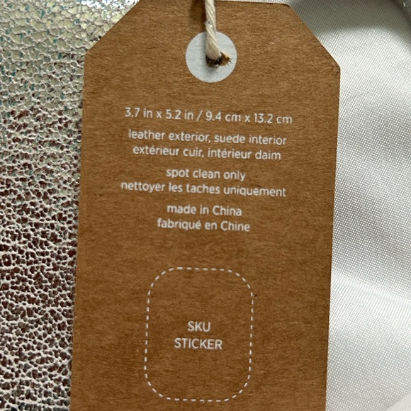 West Elm | luxe leather zipper case pouch - Picture 6 of 9